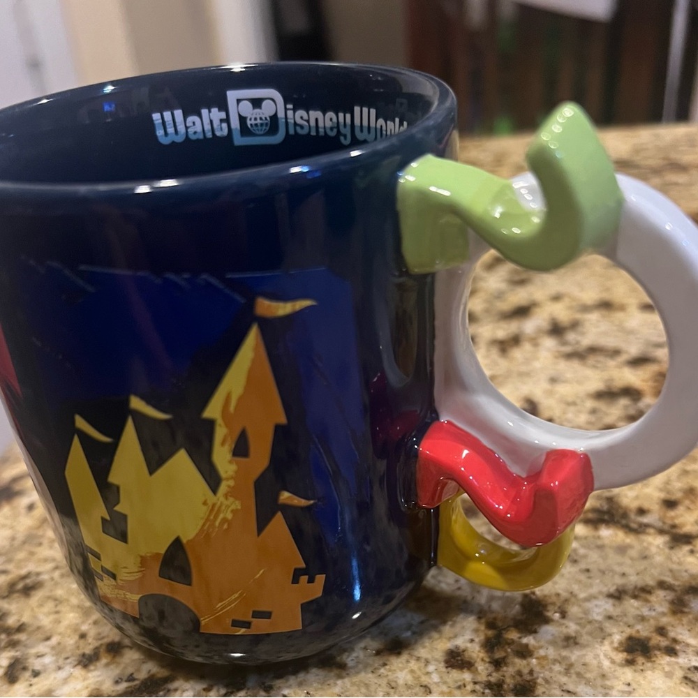 Walt Disney World Castle Mug with Colorful Handle 2020